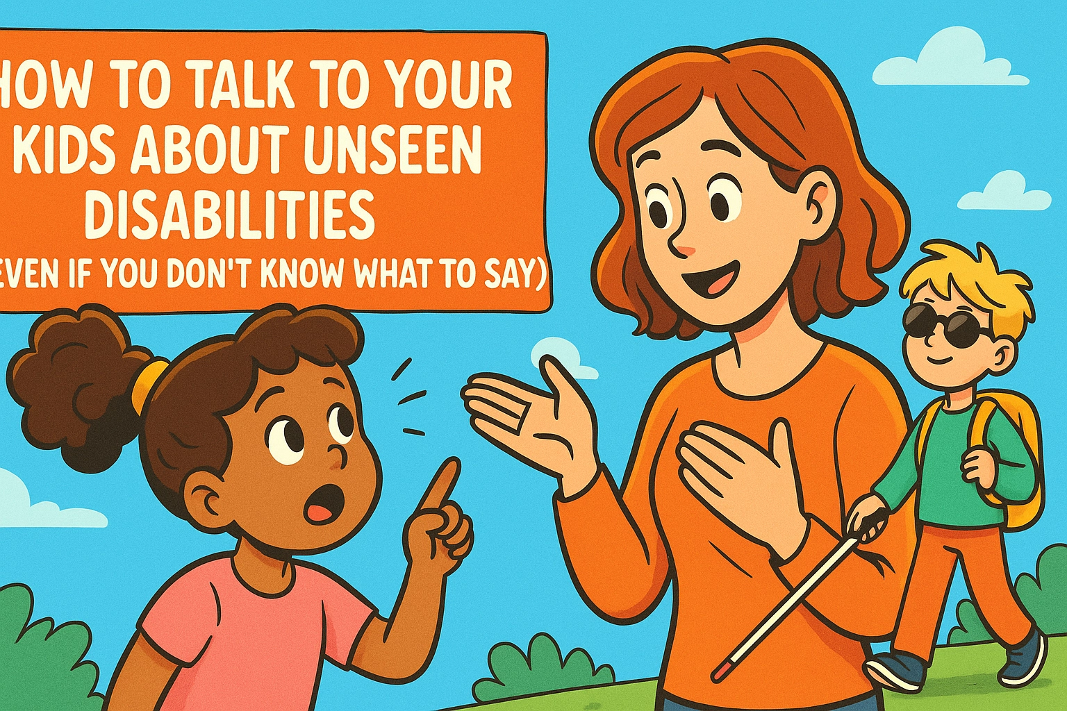 How To Talk To Your Kids About Unseen Disabilities (Even If You Don't Know What To Say)