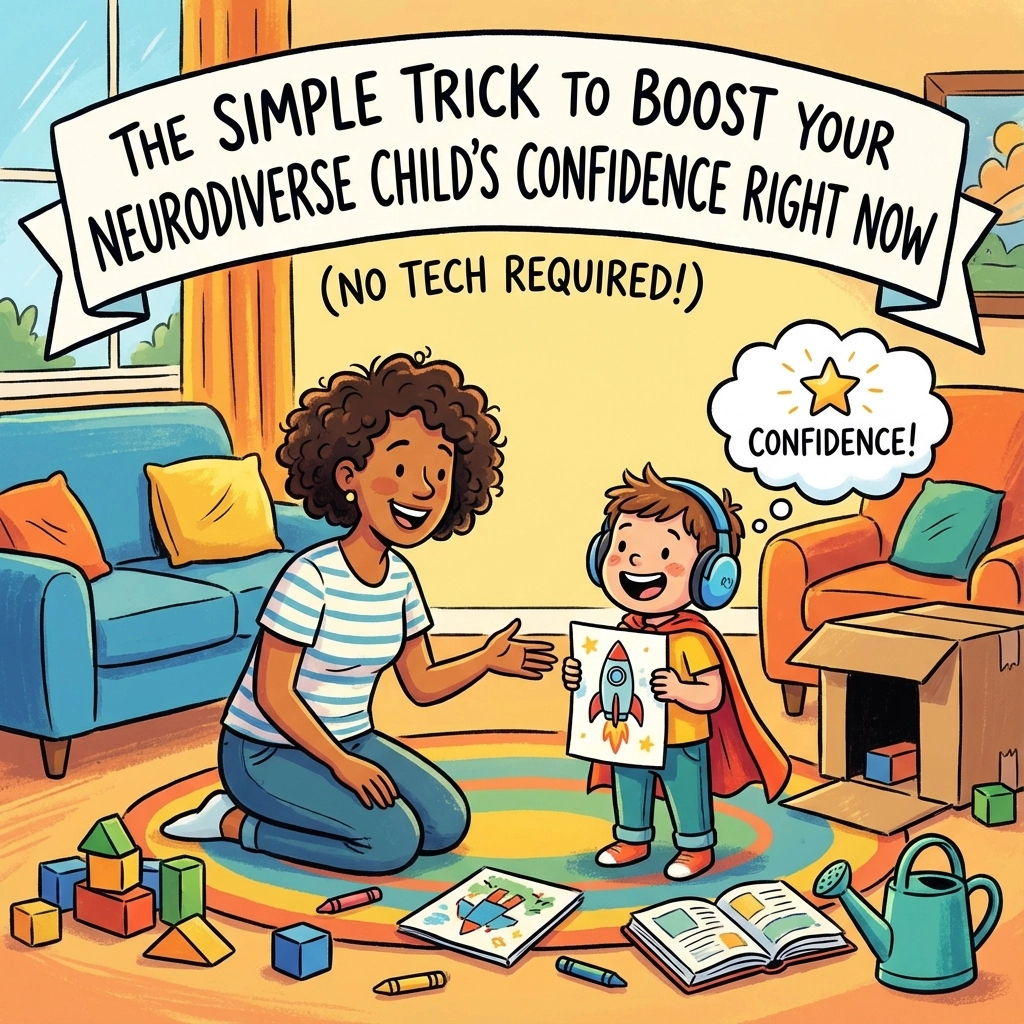The Simple Trick to Boost Your Neurodiverse Child's Confidence Right Now (No Tech Required)