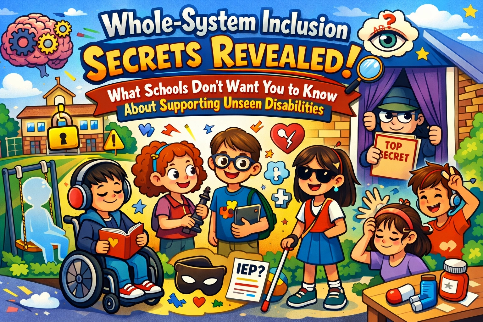 Whole-System Inclusion Secrets Revealed: What Schools Don't Want You to Know About Supporting Unseen Disabilities