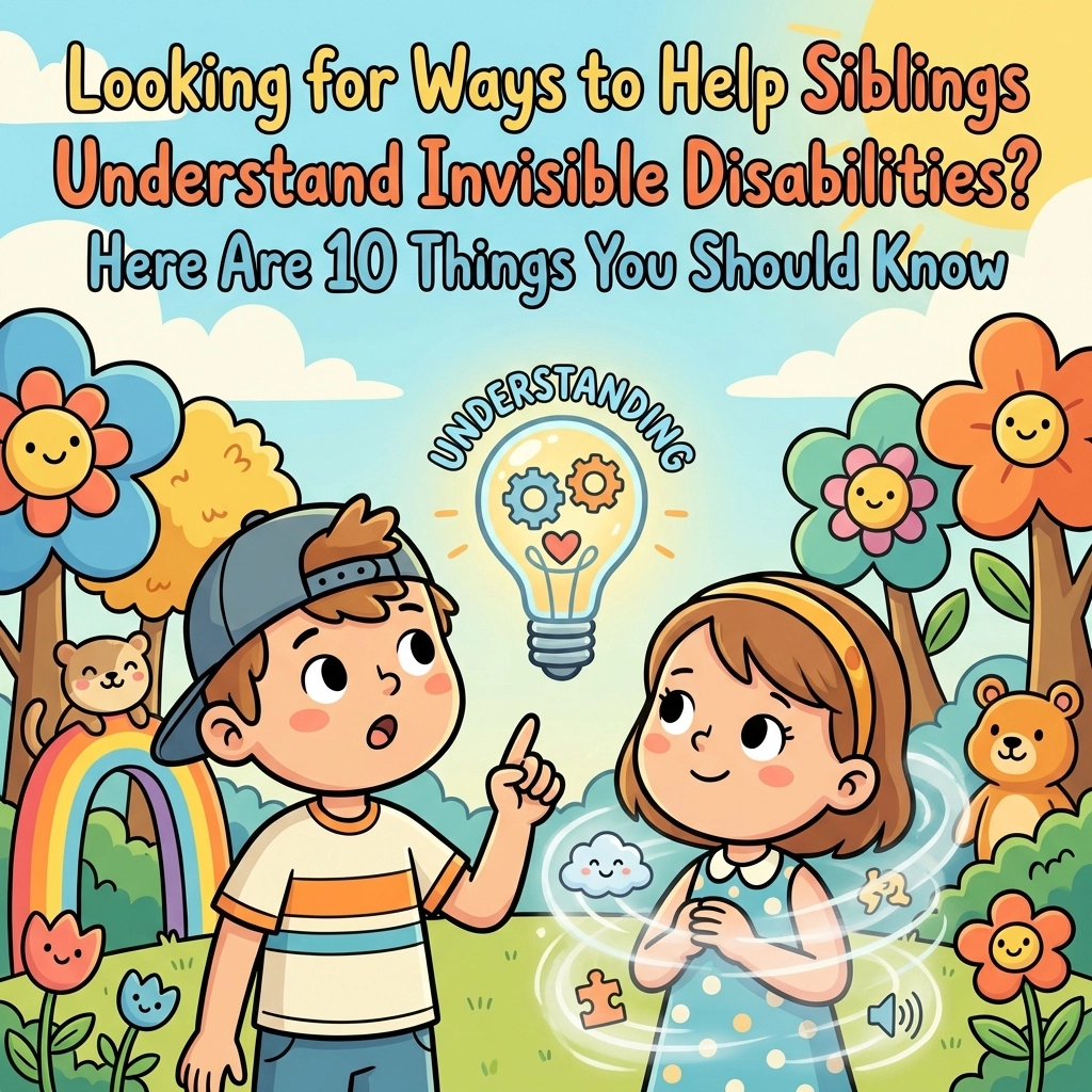 Looking for Ways to Help Siblings Understand Invisible Disabilities? Here Are 10 Things You Should Know