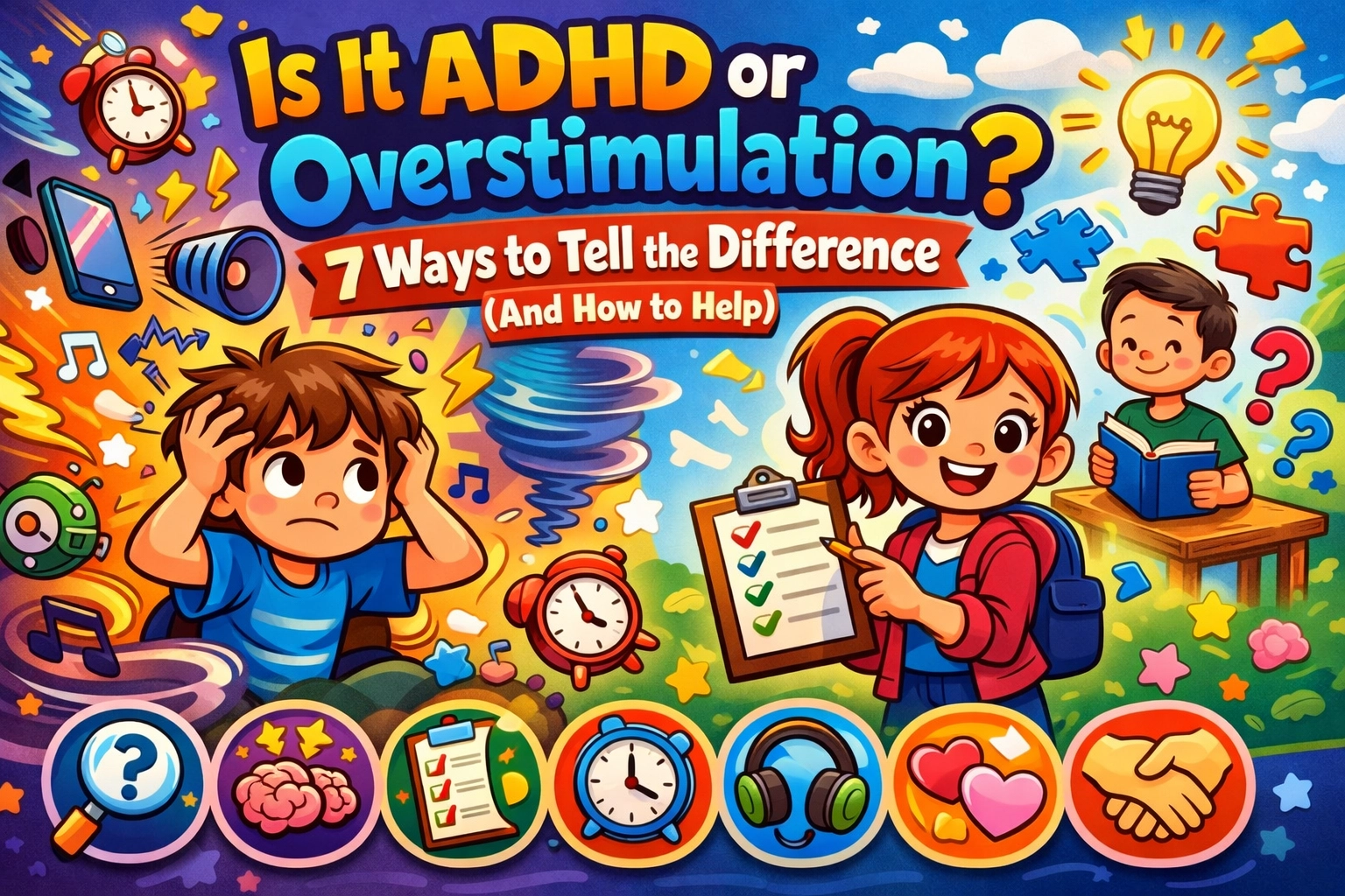 Is It ADHD or Overstimulation? 7 Ways to Tell the Difference (And How to Help)