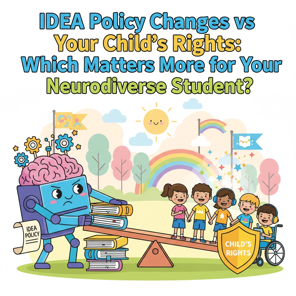 IDEA Policy Changes vs Your Child’s Rights: Which Matters More for Your Neurodiverse Student?