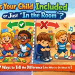 Is Your Child Included or Just “In the Room”? 7 Ways to Tell the Difference (And What to Do About It)