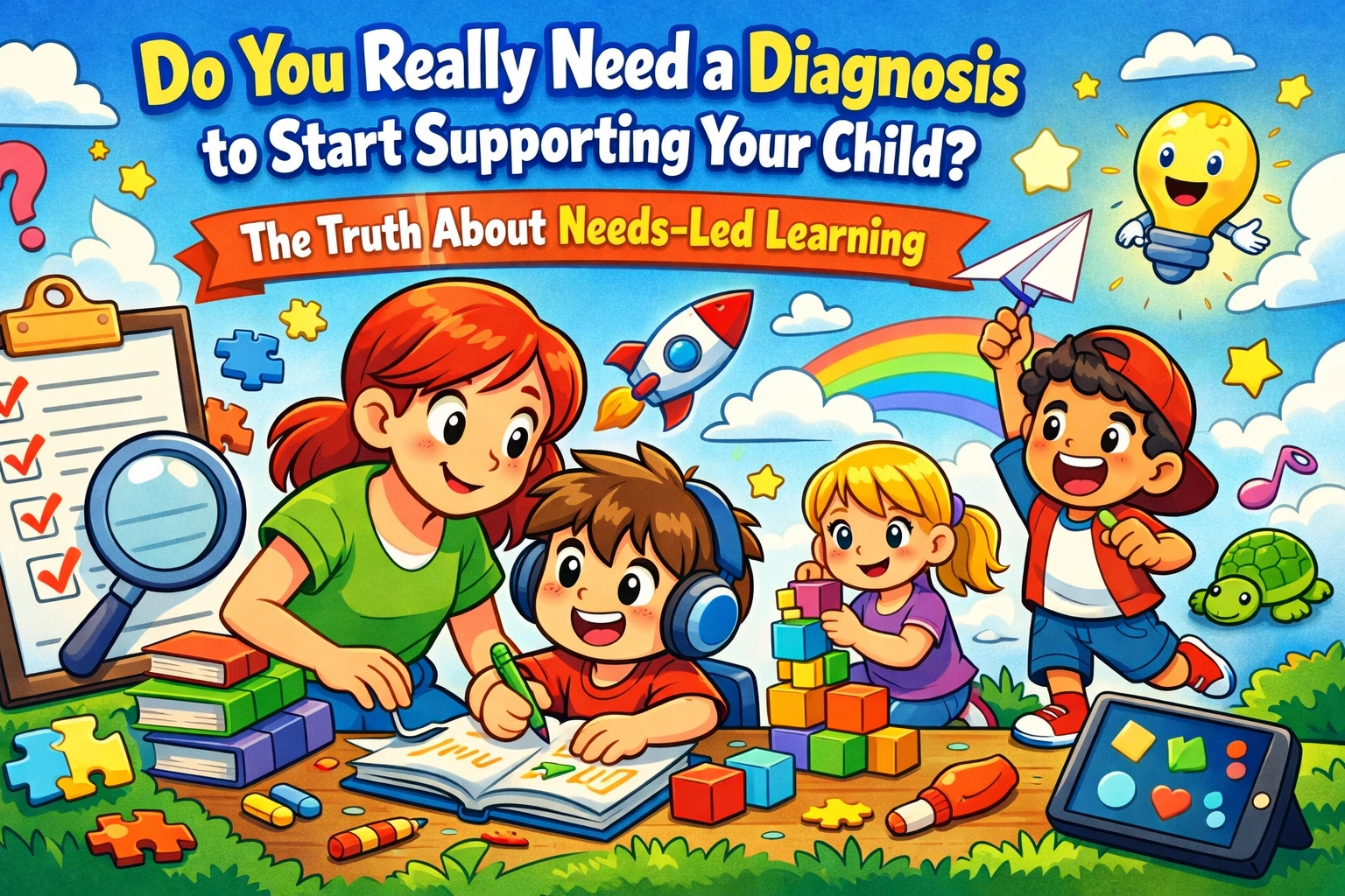 Do You Really Need a Diagnosis to Start Supporting Your Child? The Truth About Needs-Led Learning