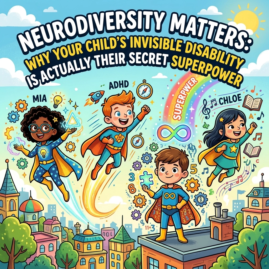Neurodiversity Matters: Why Your Child’s Invisible Disability Is Actually Their Secret Superpower