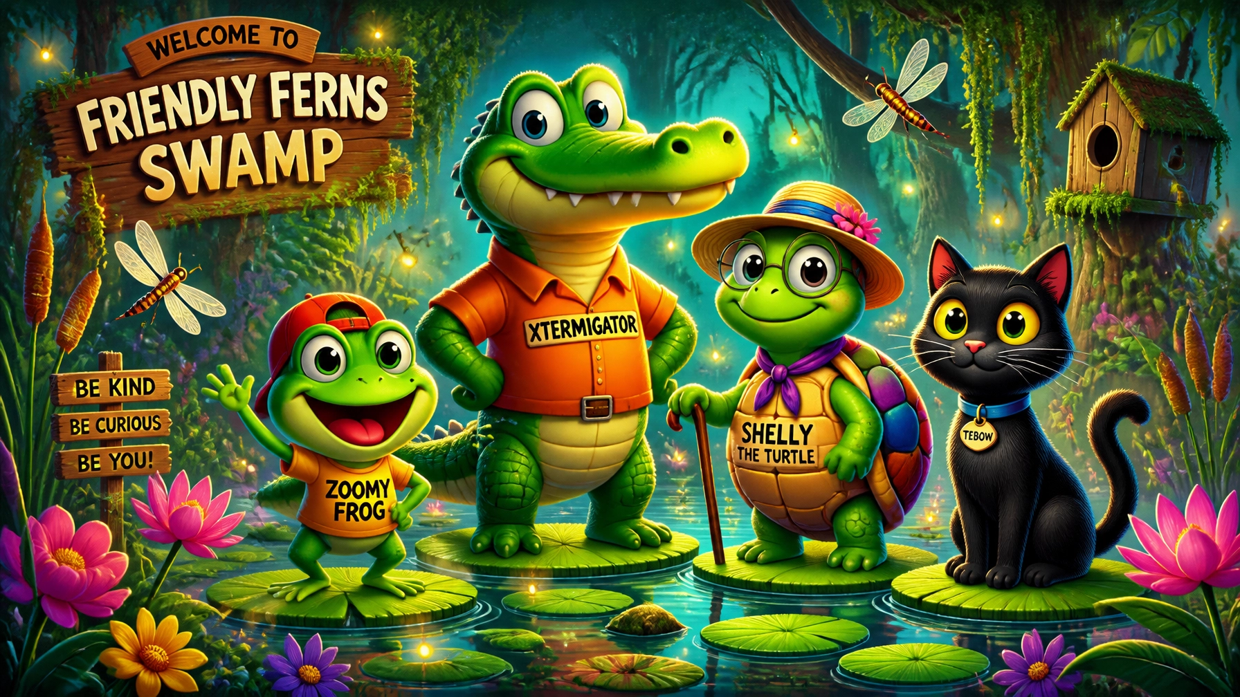 ADHD vs Anxiety vs Autism: How the Friendly Ferns Swamp Characters Explain the Differences